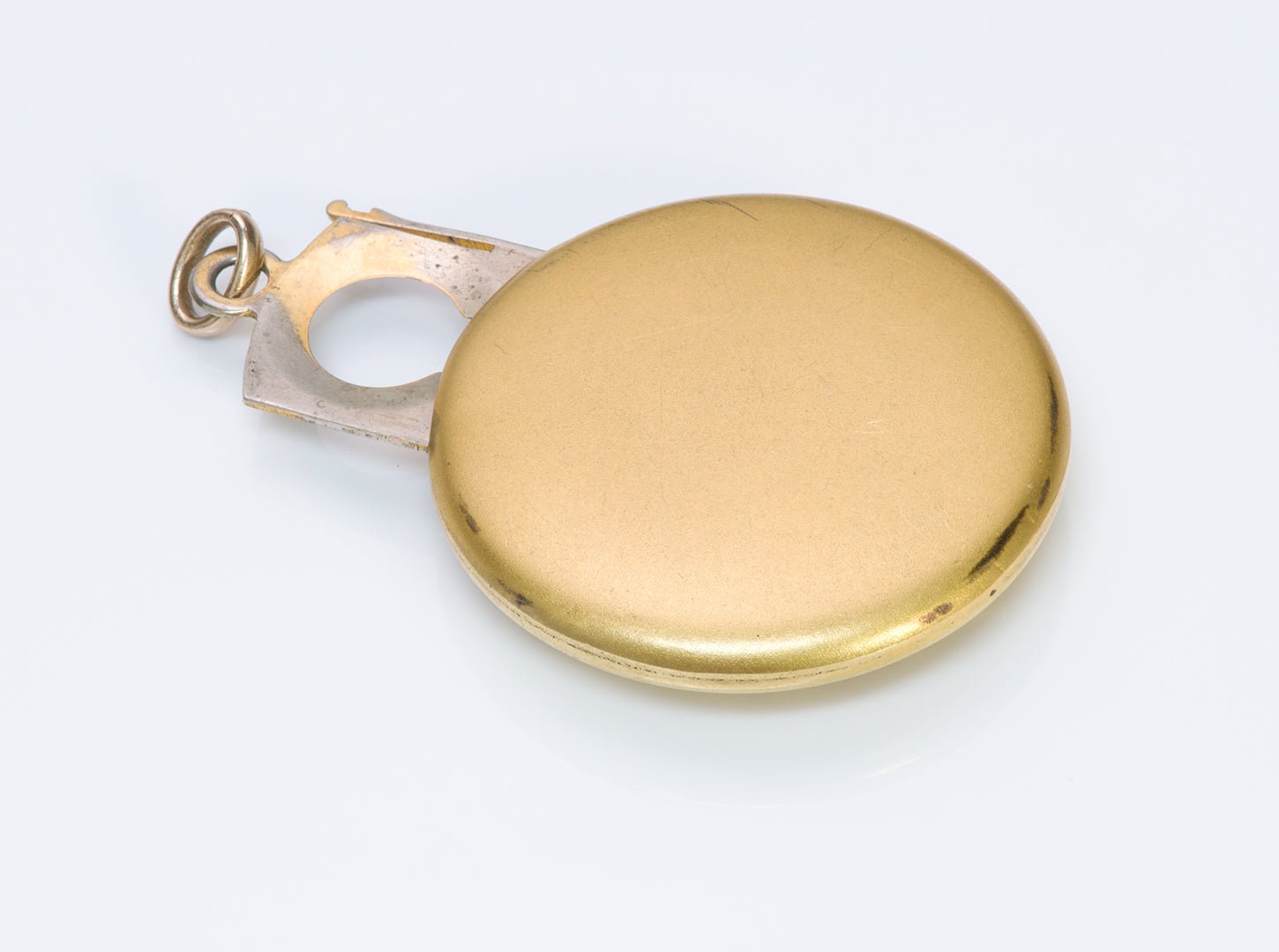 Antique Art Nouveau Gold Cigar Cutter Fob Pendant