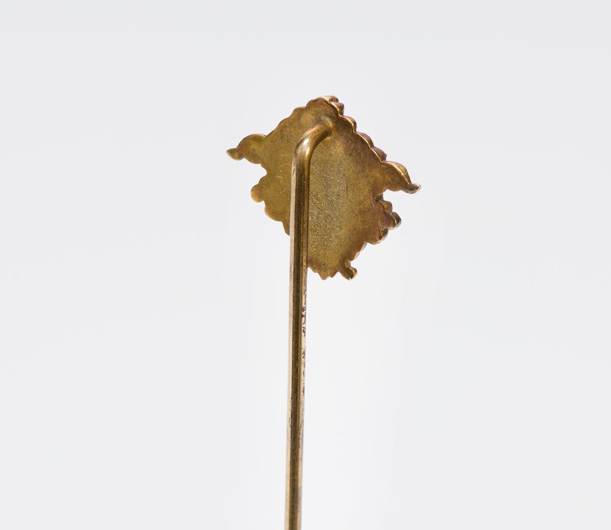 Antique Art Nouveau Gold & Pearl Mythical Stickpin