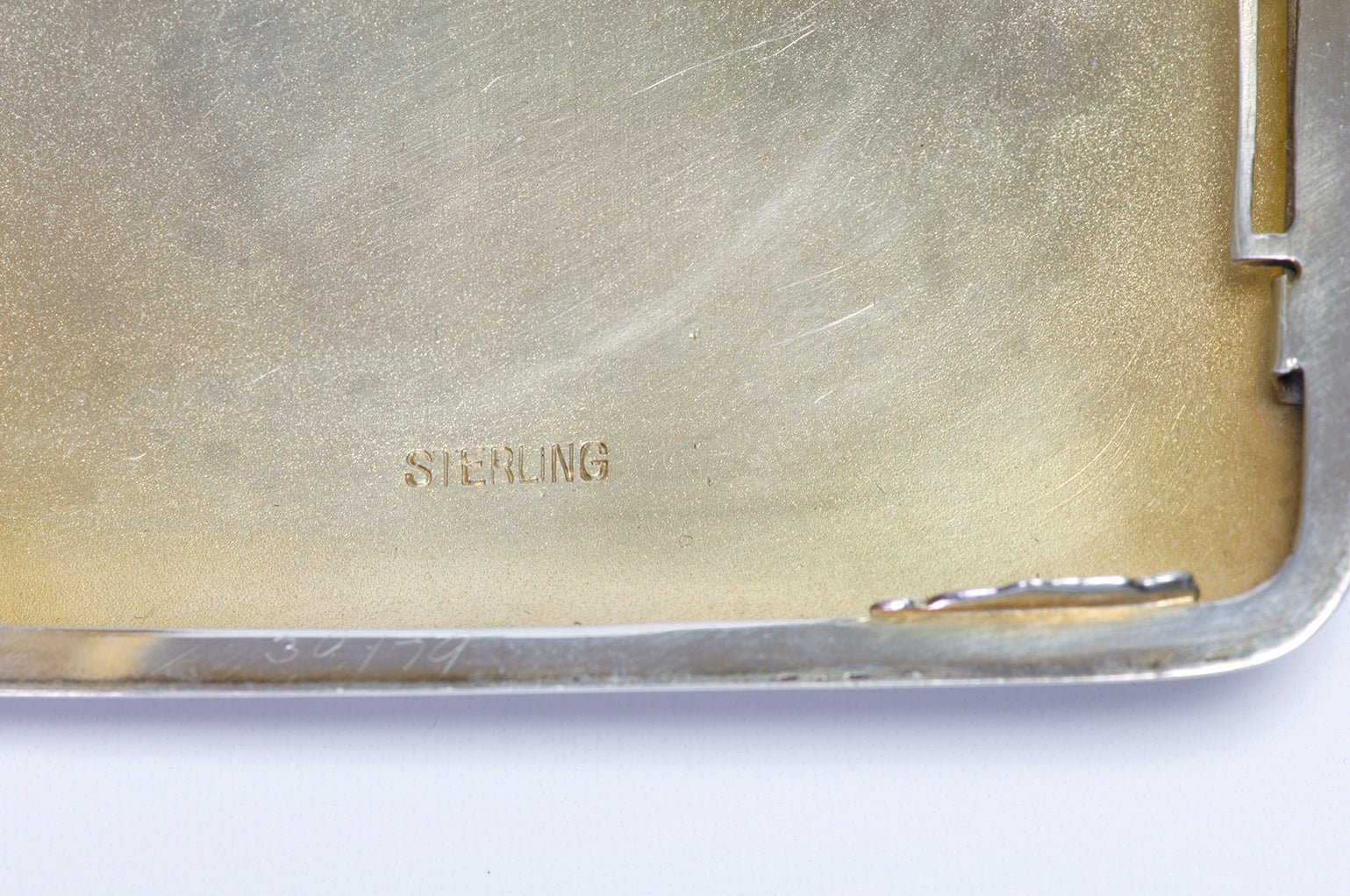 Antique Art Nouveau Sterling Enamel Peacock Pattern Cigarette Case