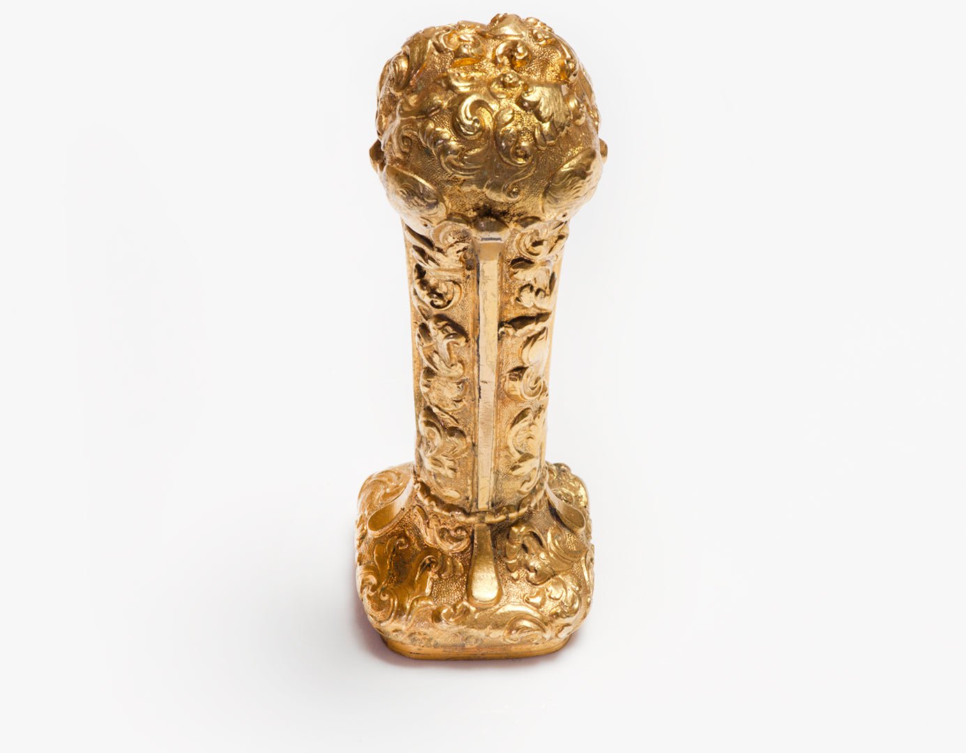 Antique Art Nouveau Yellow Gold Satyr Seal