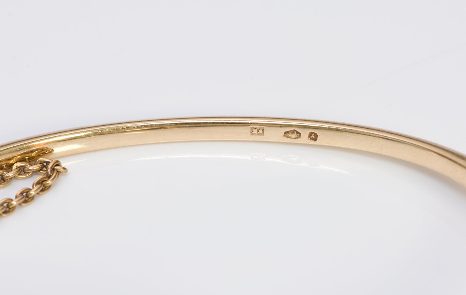 Antique Austrian Gold Diamond & Moonstone Bracelet