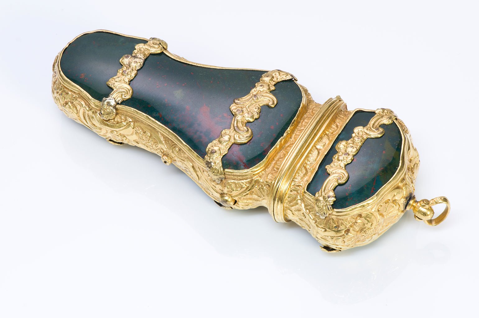 Antique Bloodstone Fitted Etui