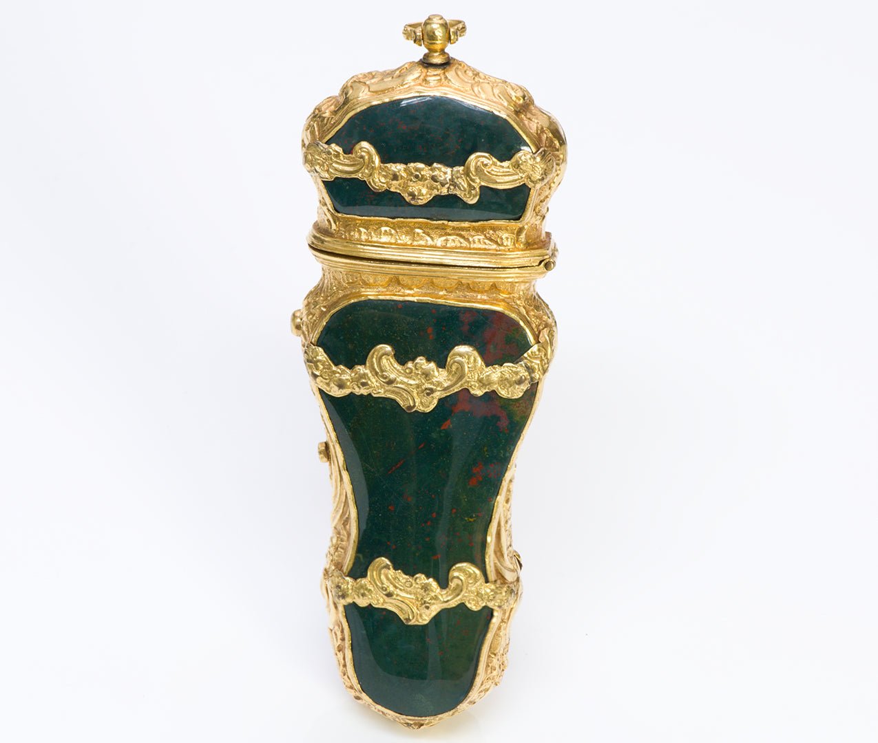 Antique Bloodstone Fitted Etui