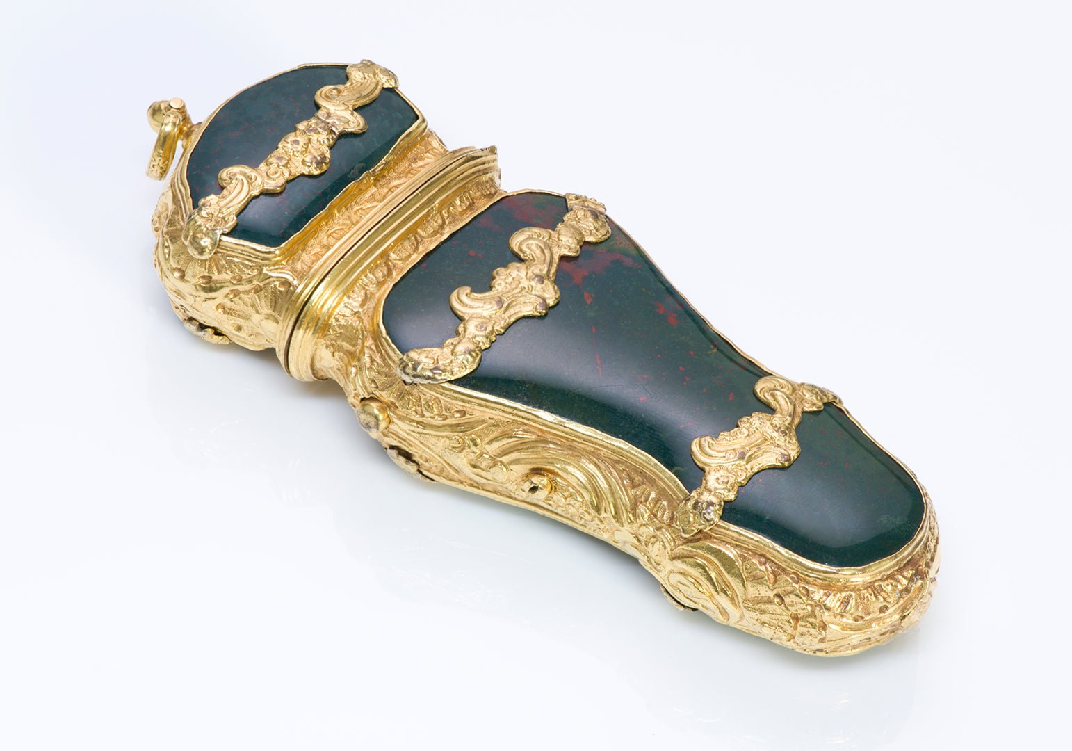 Antique Bloodstone Fitted Etui