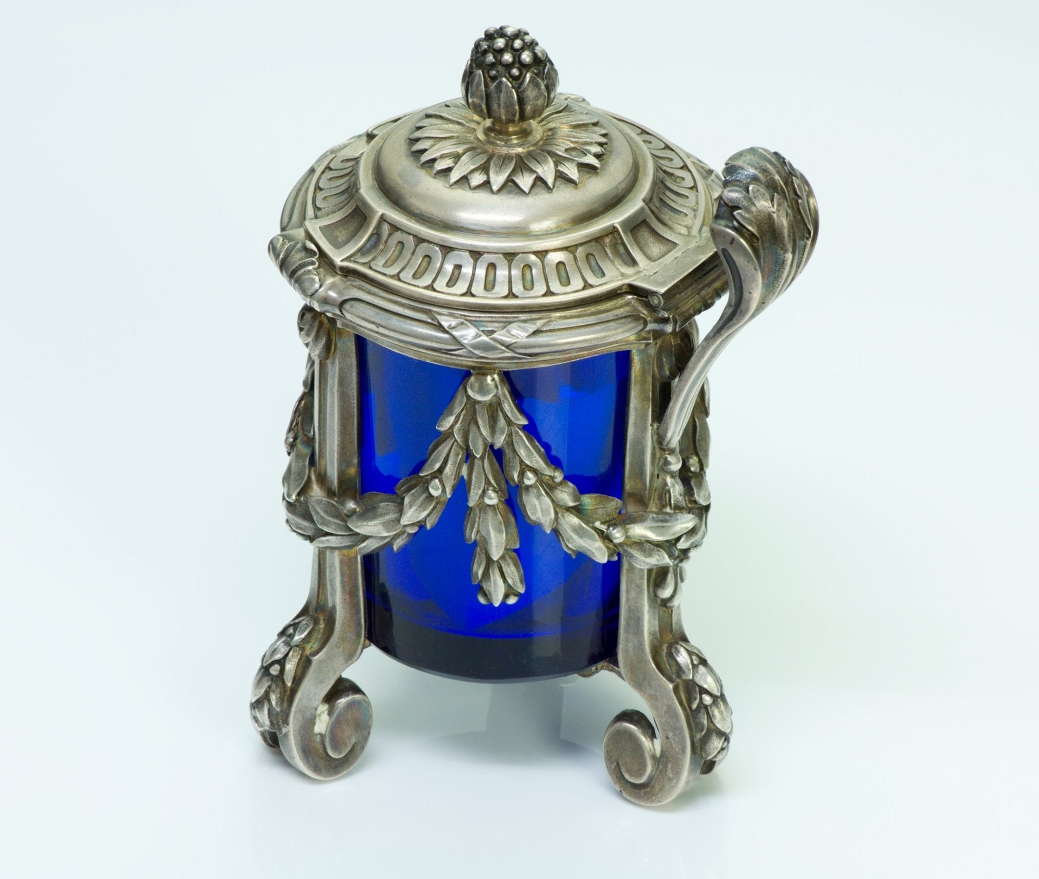 Antique Boin Taburet Paris Silver Condiment Pot