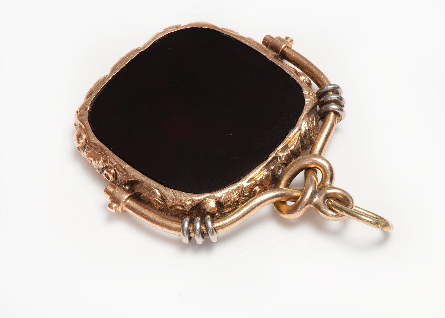 Antique Carved Gold Sardonyx Intaglio Fob