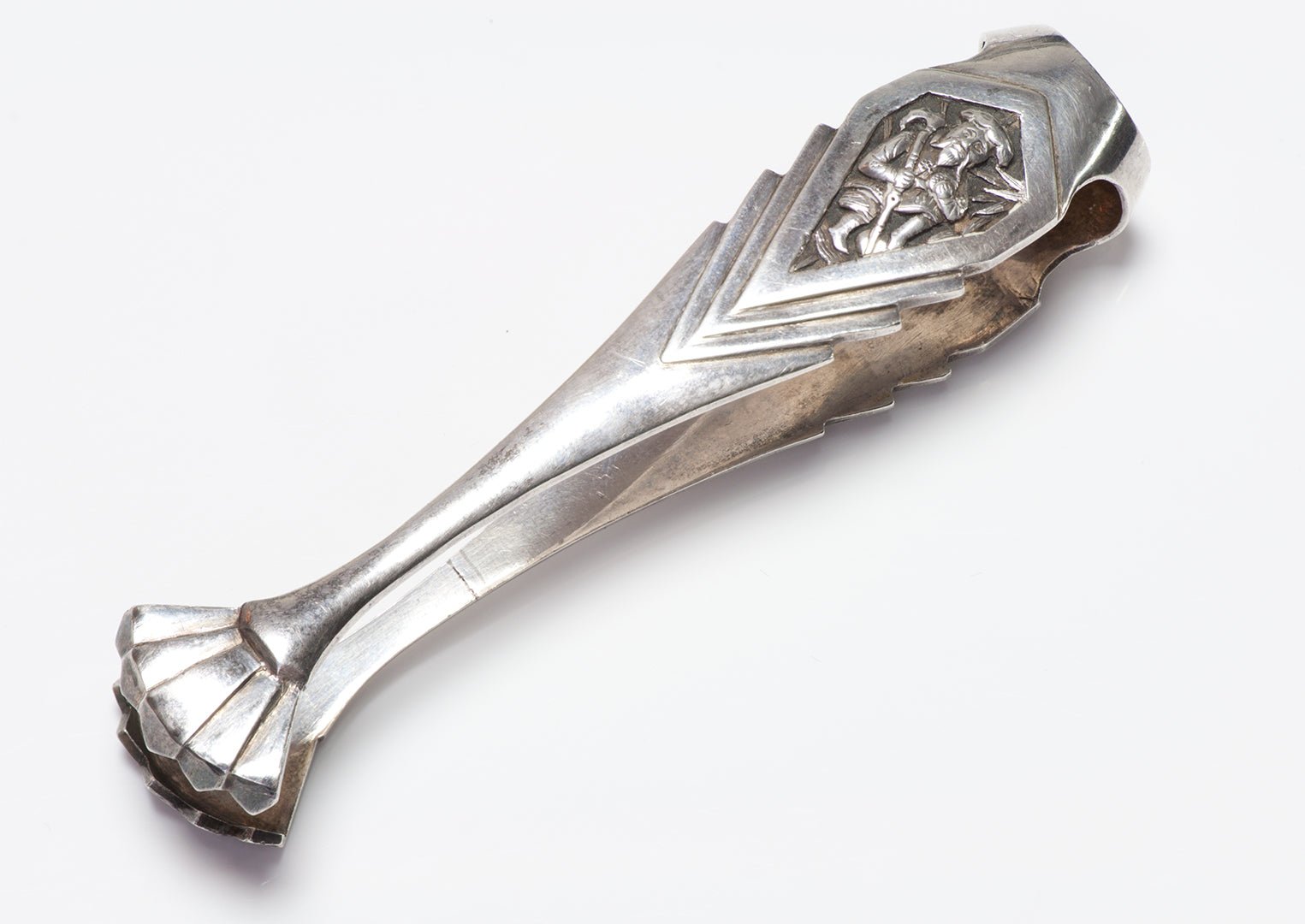 Antique Chinese Silver Tongs