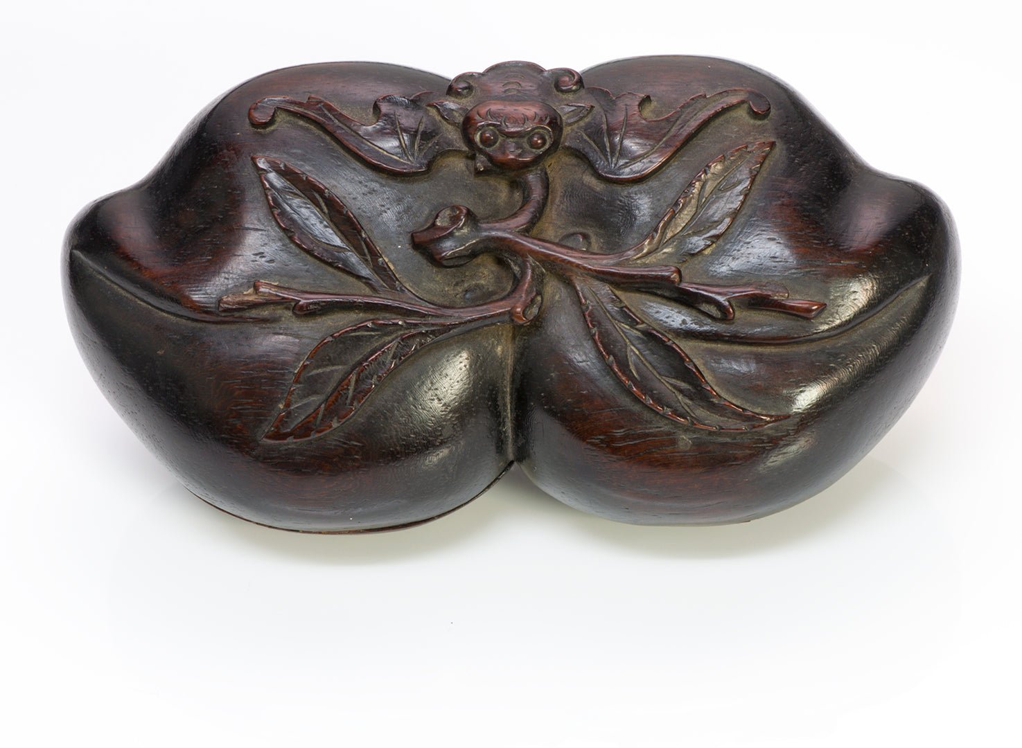 Antique Chinese Wood Spice Box