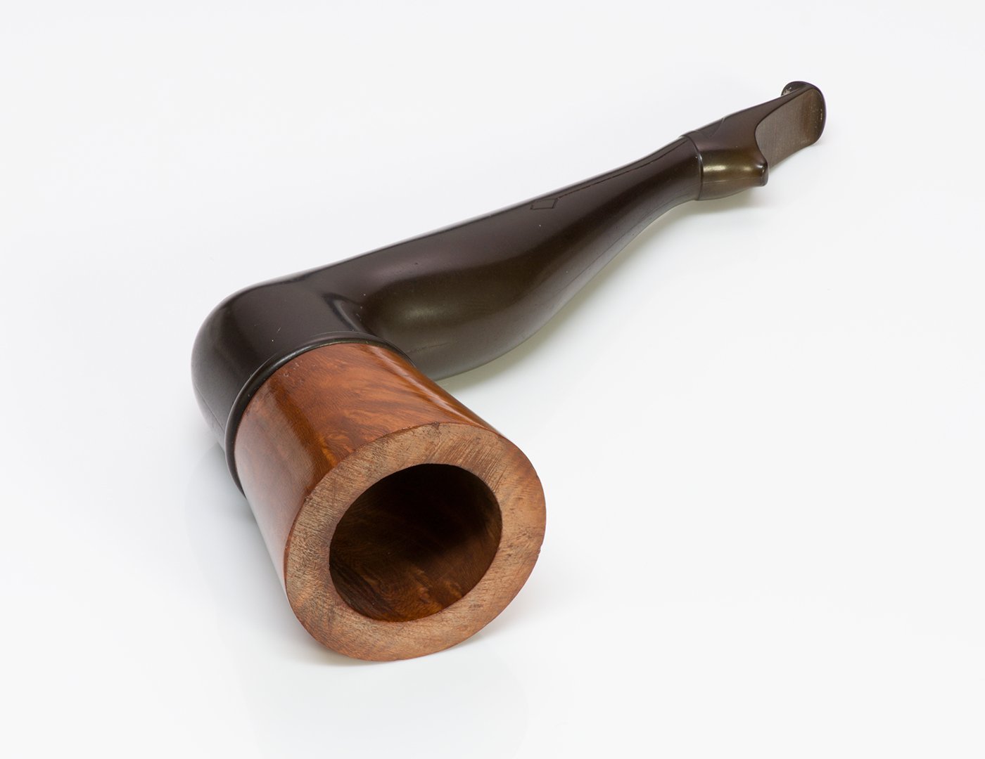 Antique Collectible Wood Leg Tobacco Smoking Pipe