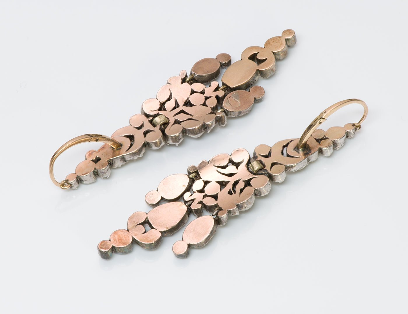 Antique Diamond Chandelier Earrings