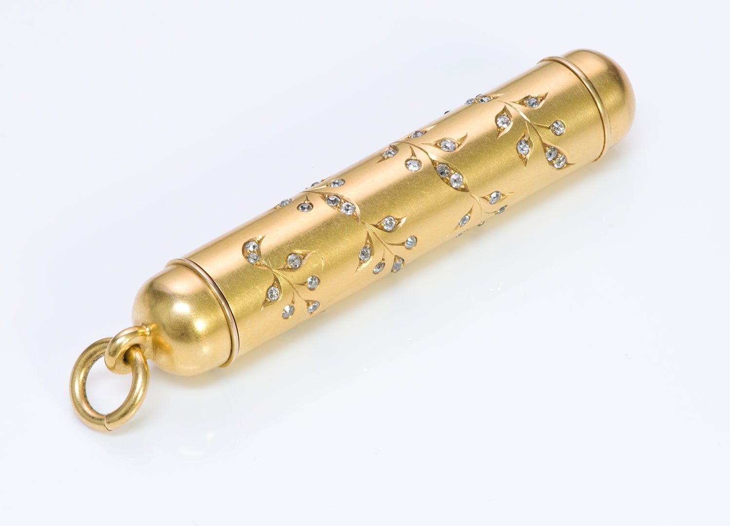 Antique Diamond Gold Mechanical Telescopic Pencil