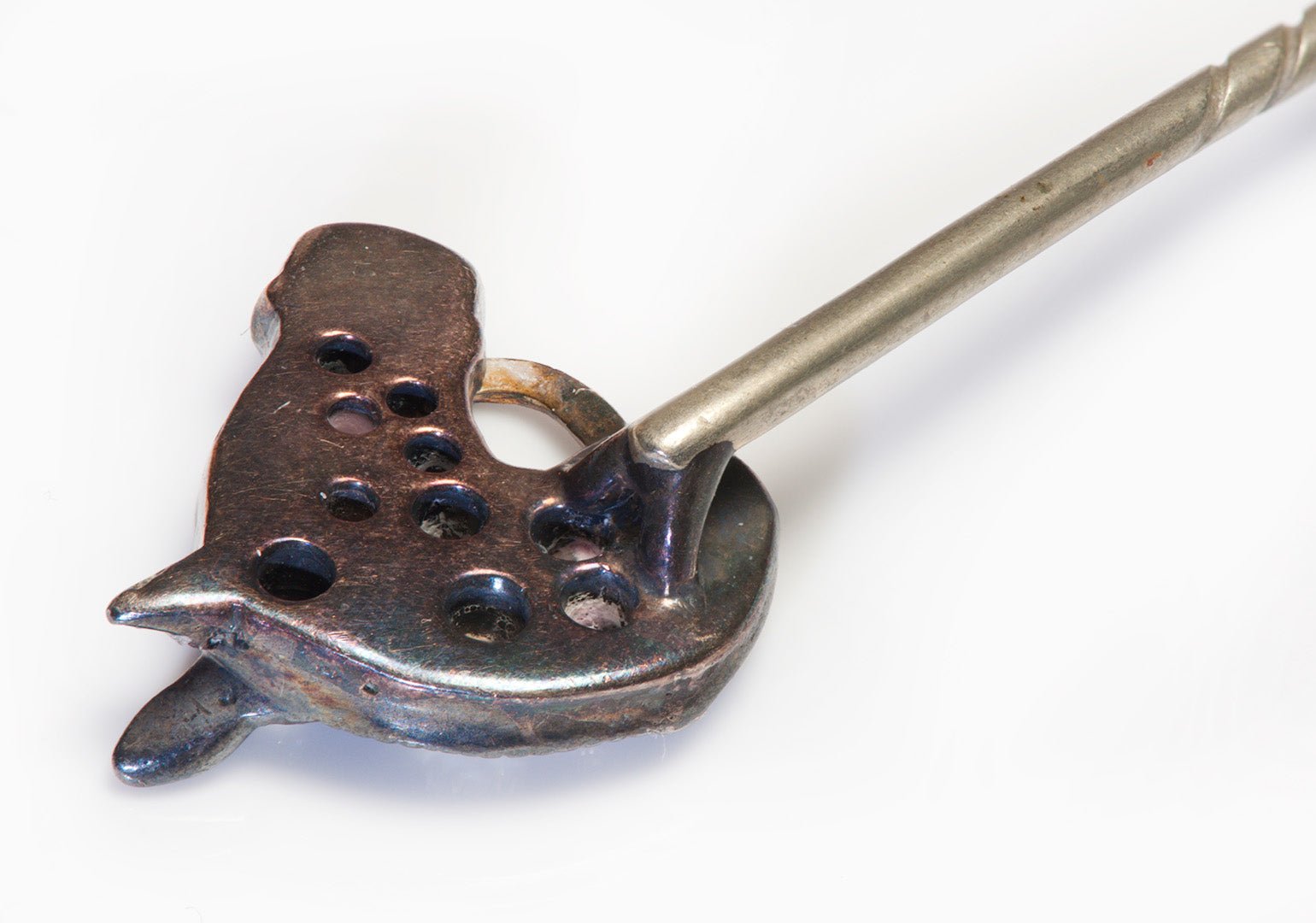 Antique Diamond Ruby Horse Stick Pin