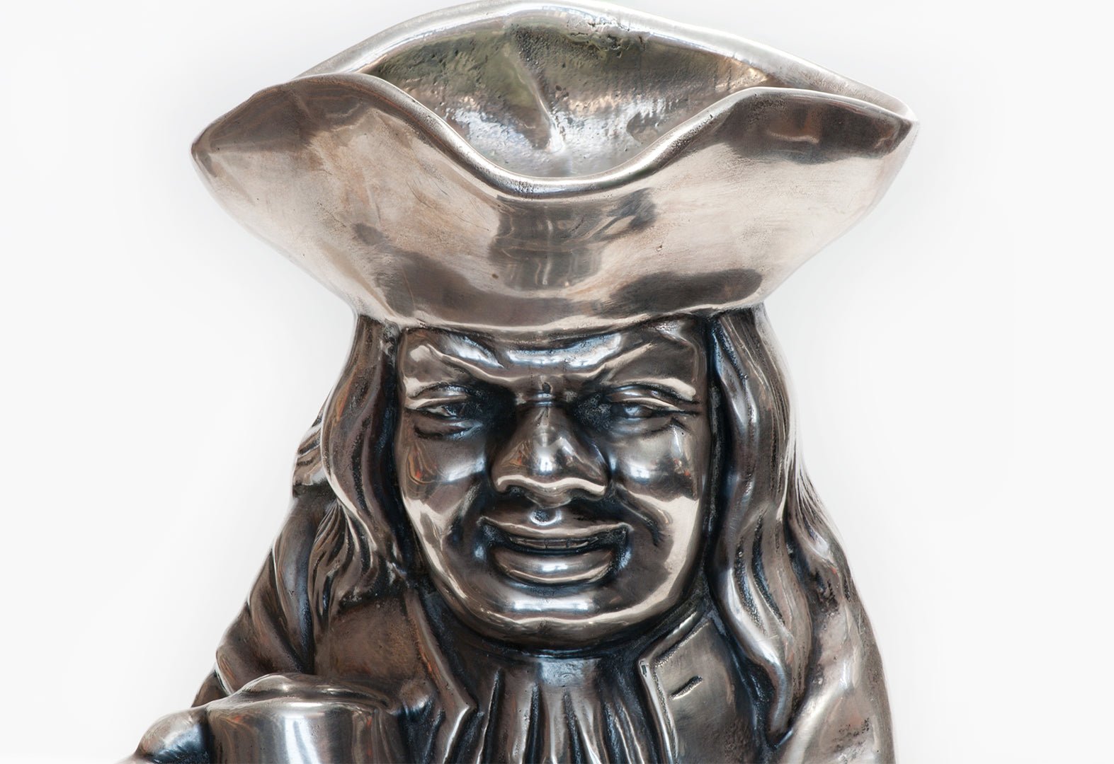 Antique Edwardian Shreve & Co. Toby Jug Silver Overlay