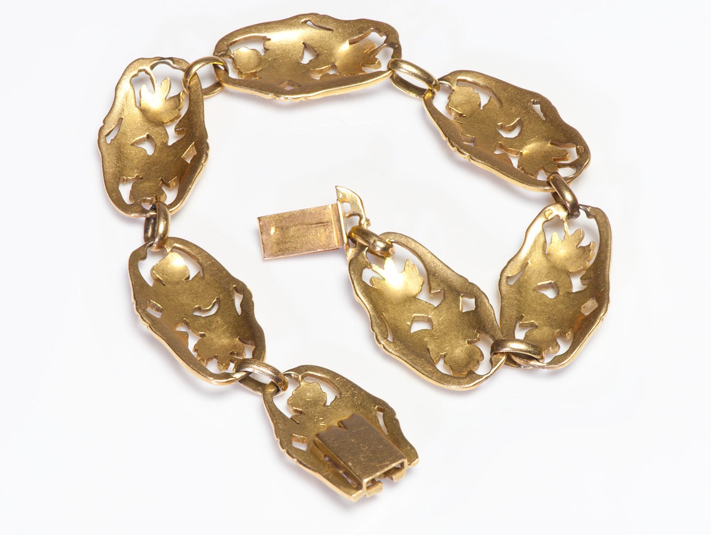 Antique French 18K Yellow Gold Bracelet
