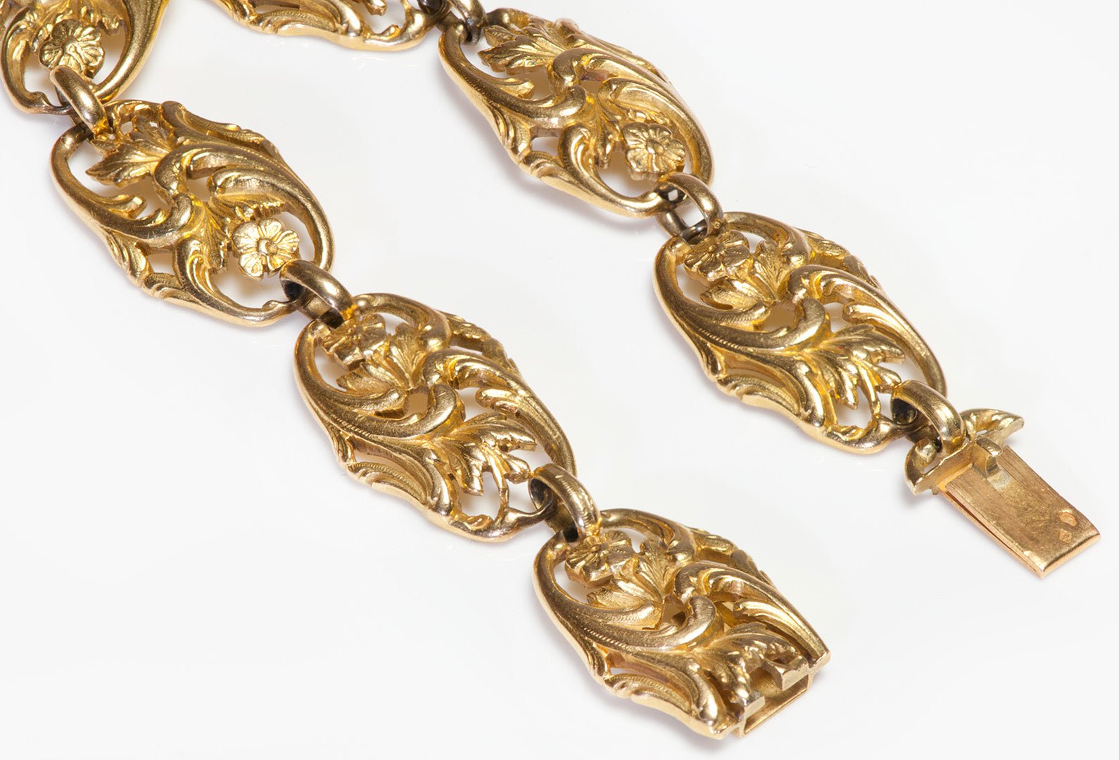 Antique French 18K Yellow Gold Bracelet