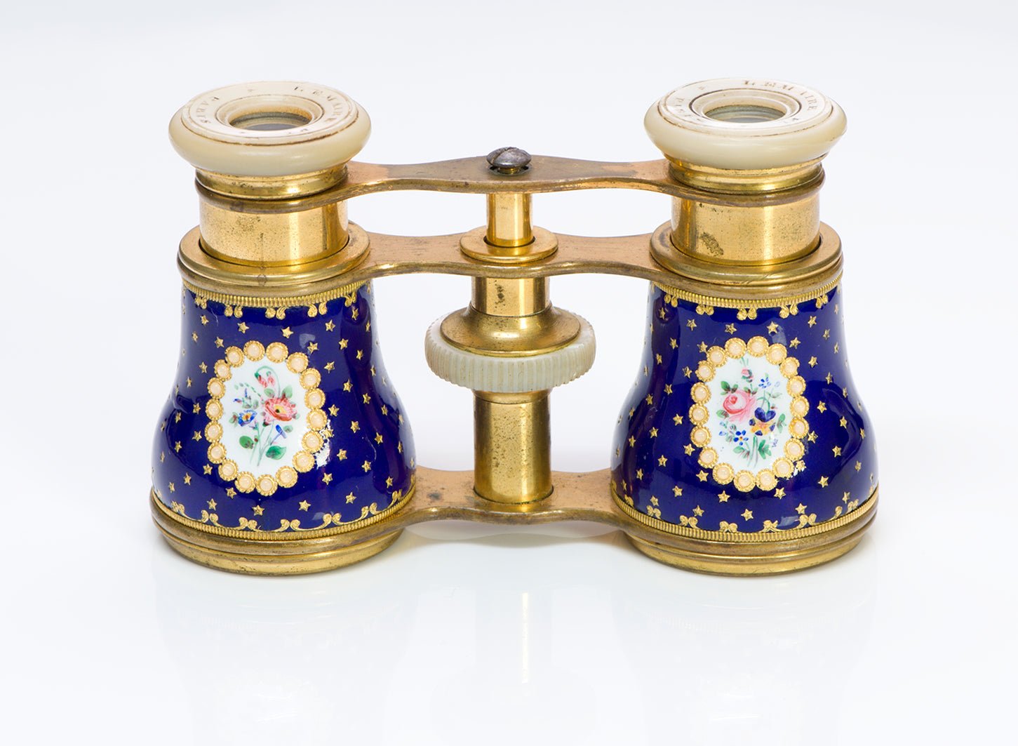 Antique French Lemaire Opera Enamel Glasses