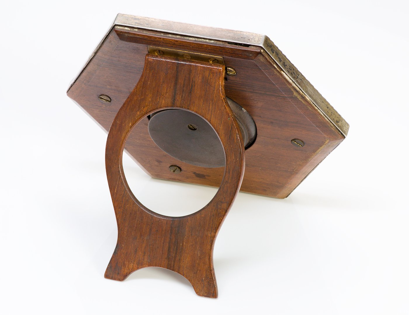 Antique French Silver Enamel Marcasite Thermometer