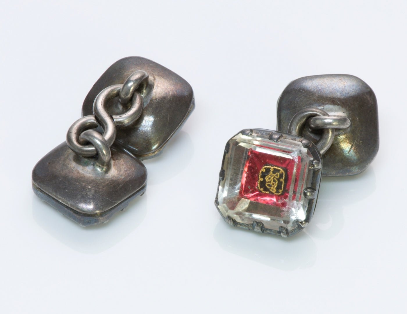 Antique Georgian 18th Century Stuart Crystal Cufflinks