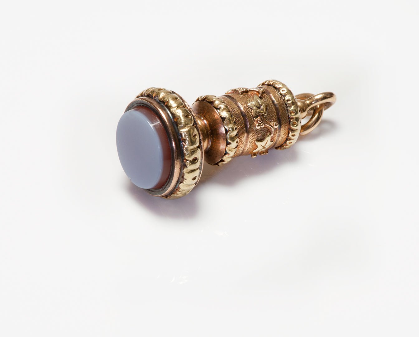 Antique Gold Agate Fob Seal