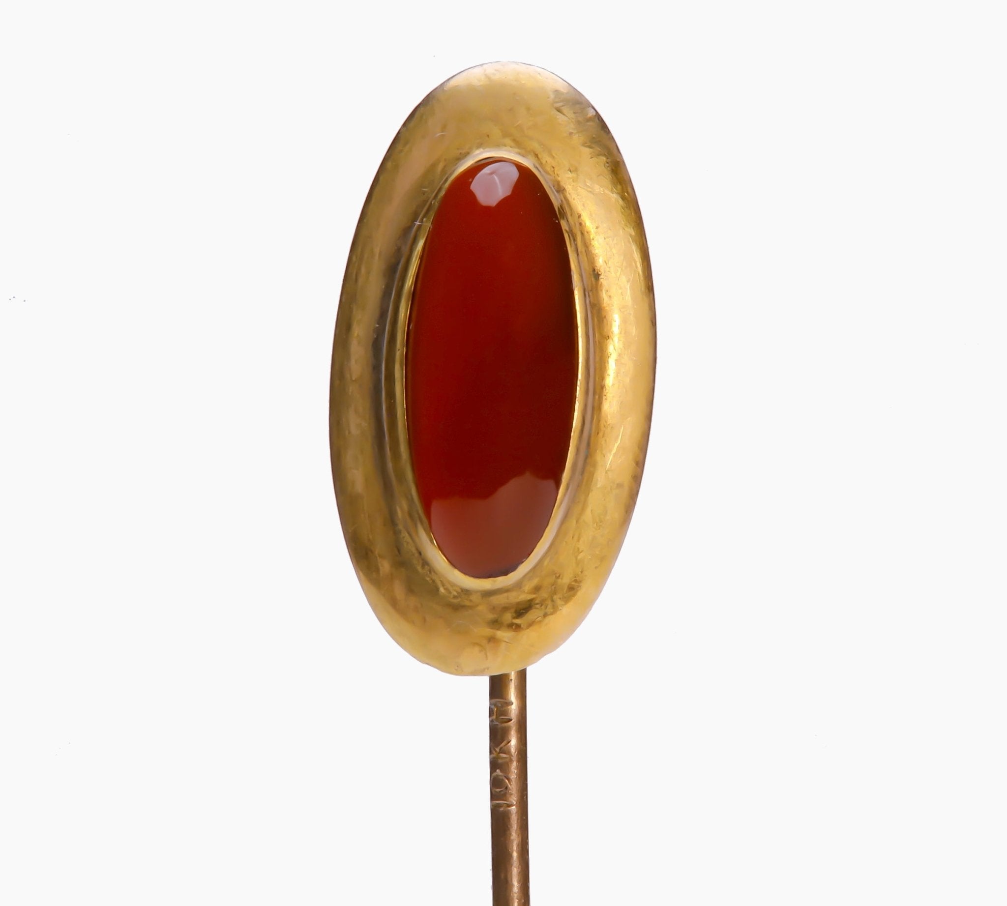 Antique Gold Carnelian Stick Pin