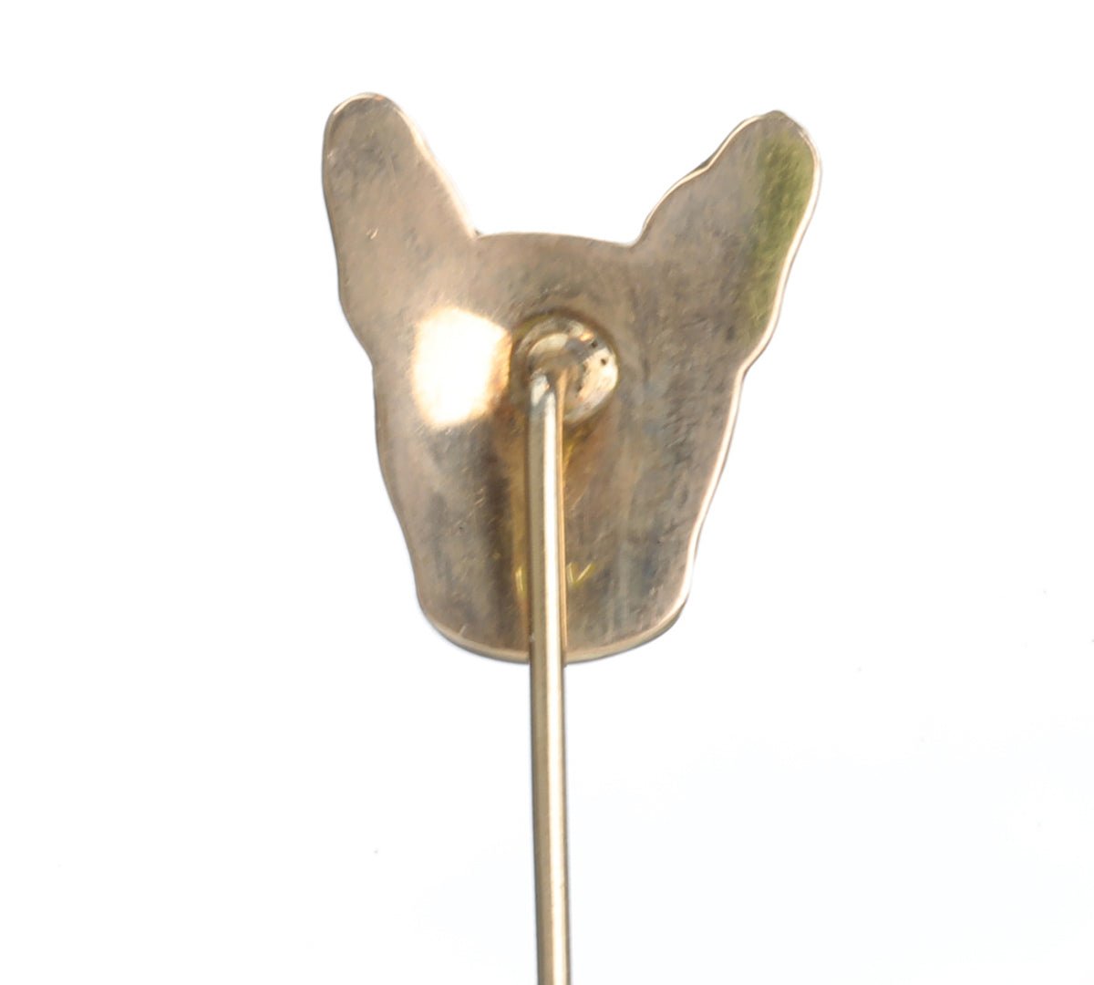 Antique Gold Demantoid Dog Stick Pin