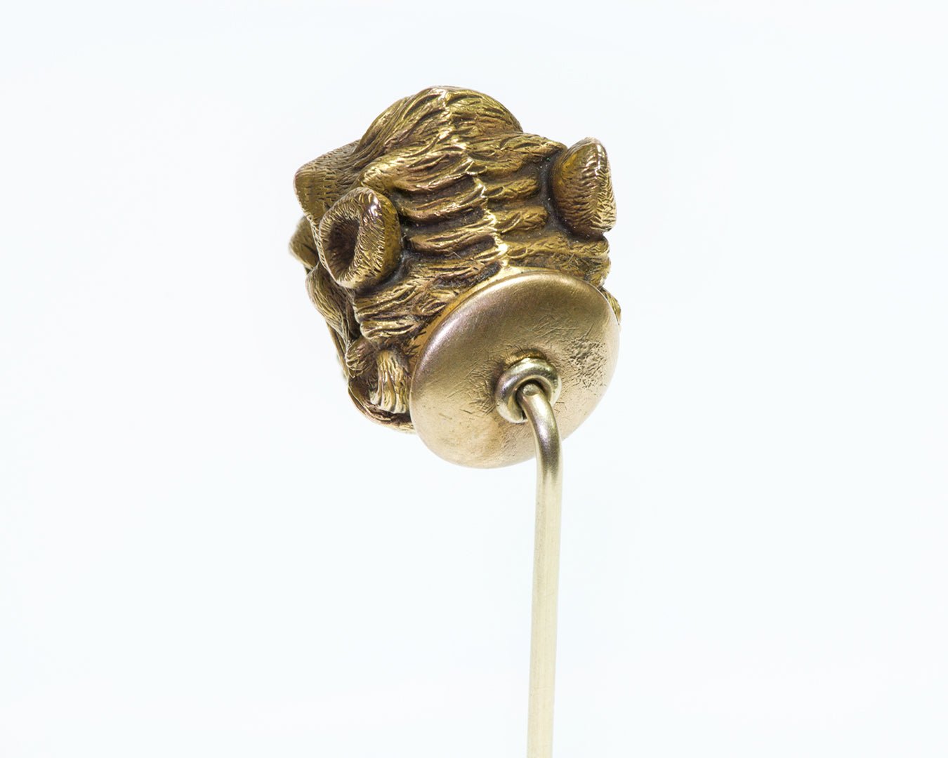 Antique Gold & Demantoid Mythological Dragon Griffin Stick Pin