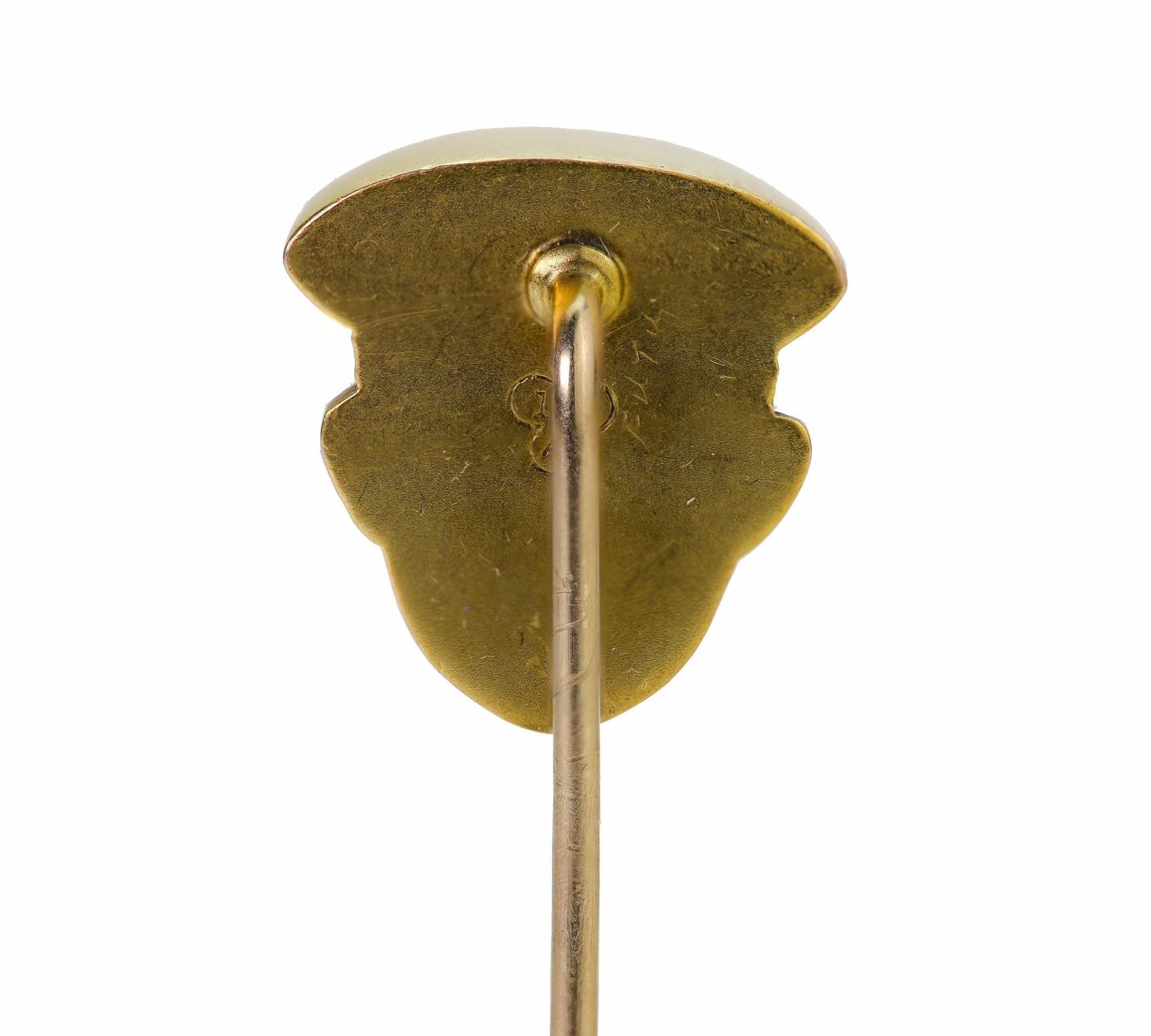 Antique Gold Diamond Chauffeur Stick Pin