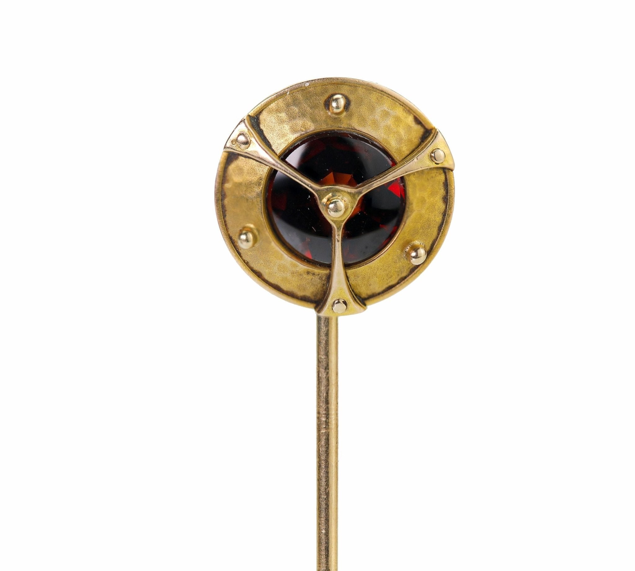 Antique Gold Garnet Stick Pin