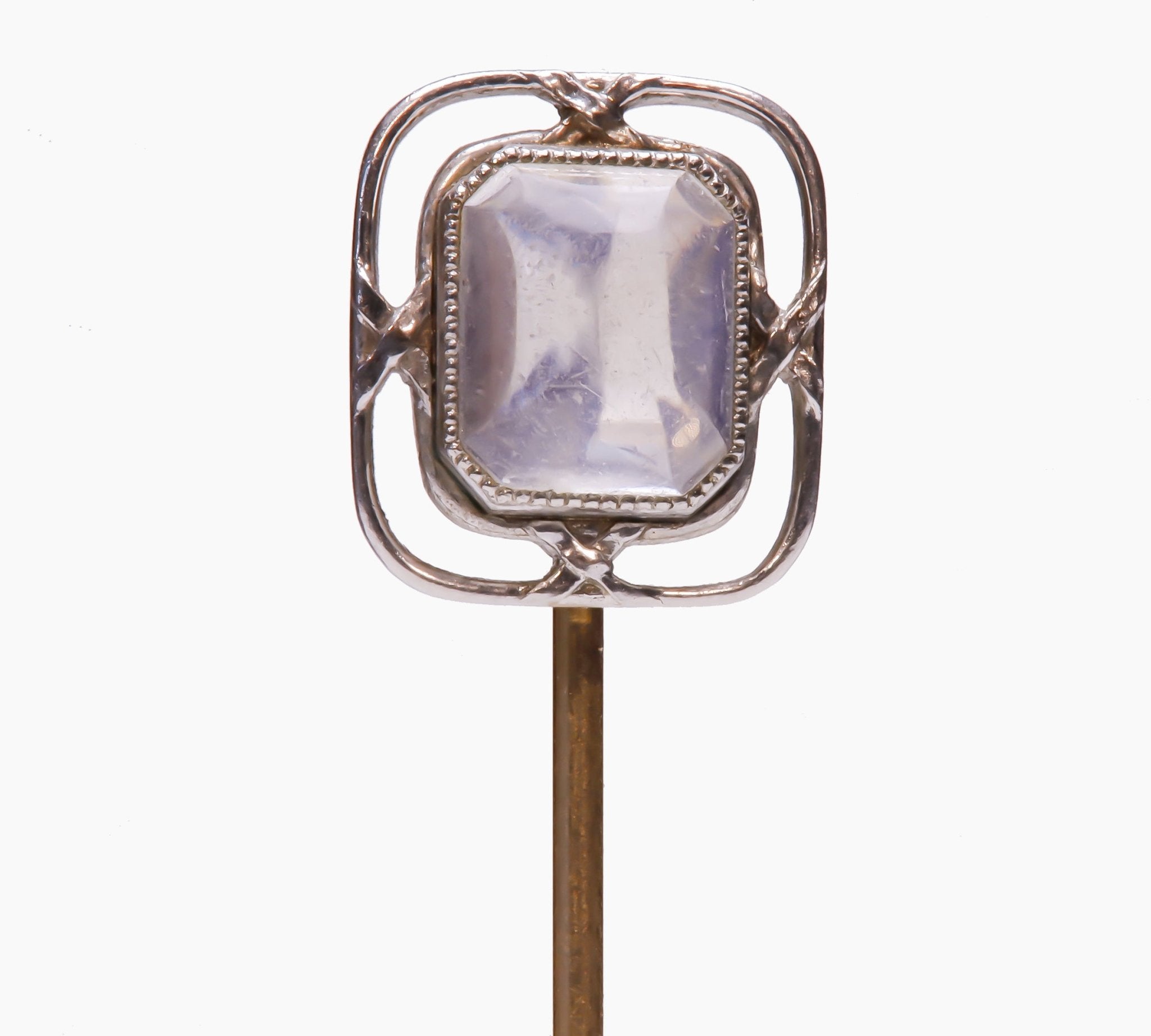 Antique Gold Moonstone Stick Pin