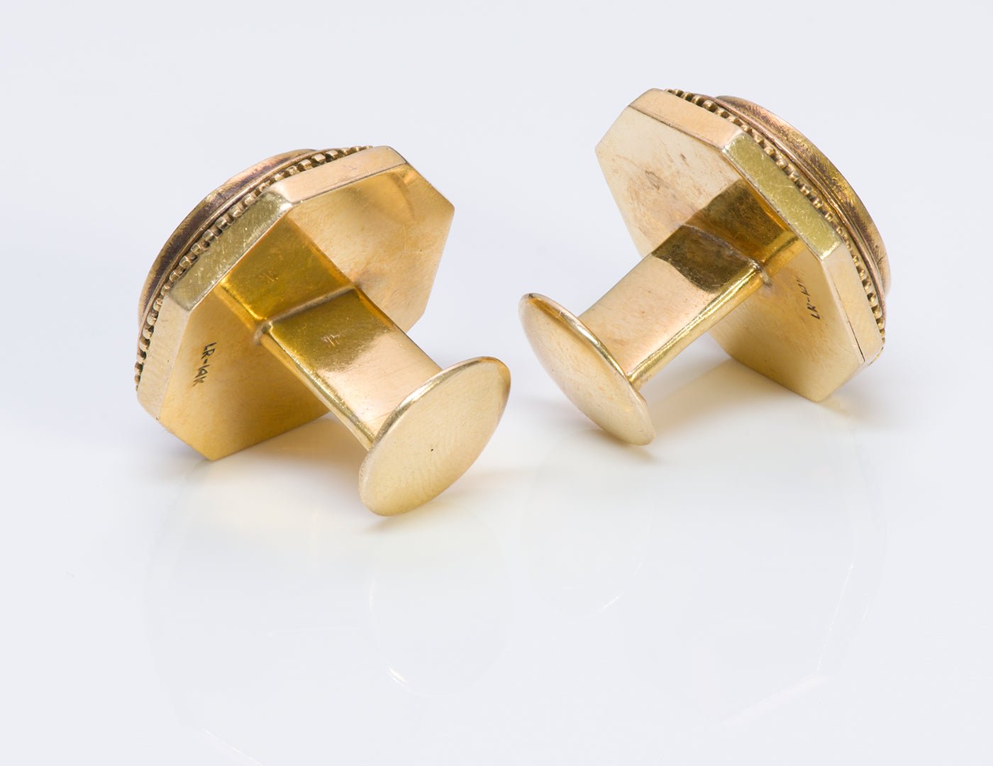 Antique Gold Mosaic Cufflinks