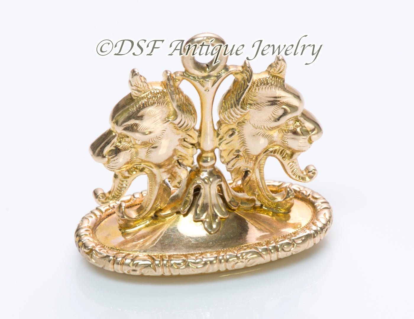 Antique Gold Watch Fob Seal
