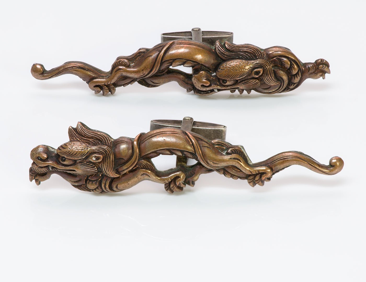 Antique Japanese Dragon Cufflinks