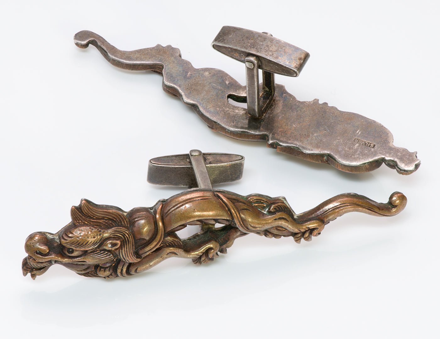 Antique Japanese Dragon Cufflinks