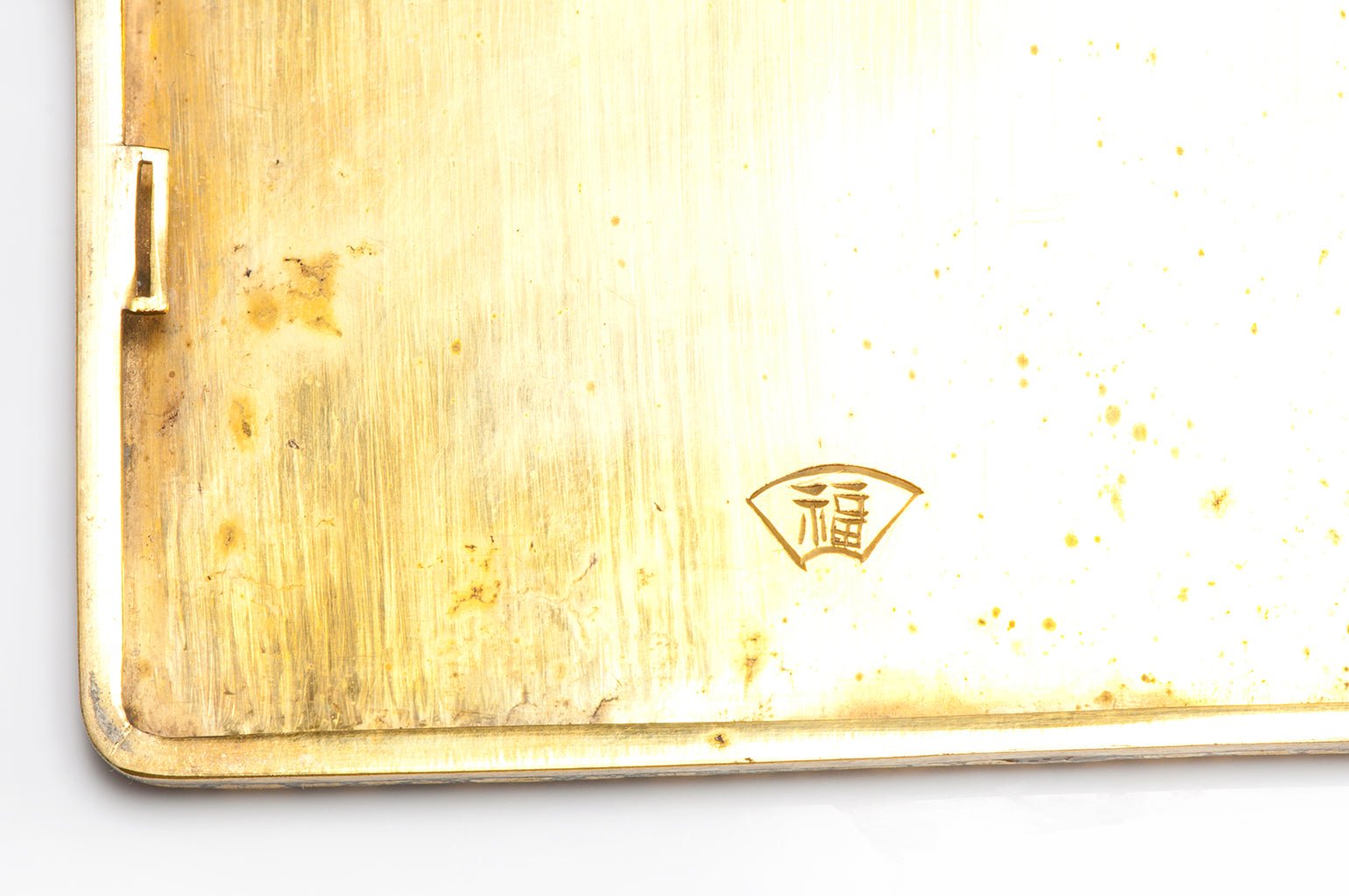 Antique Japanese Fuku Damascene Minaudière