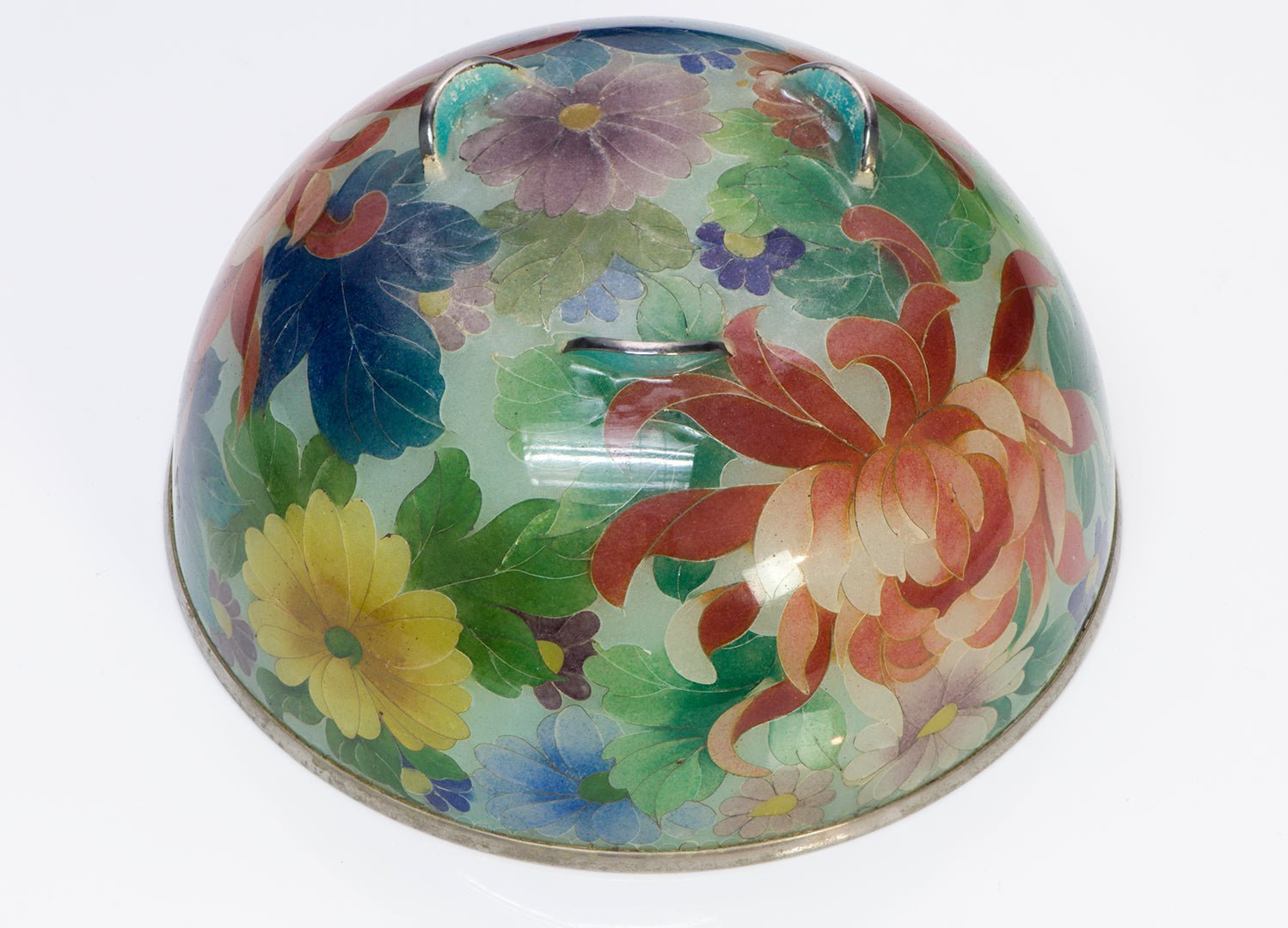 Antique Japanese Plique-a-Jour Cloisonne Bowl