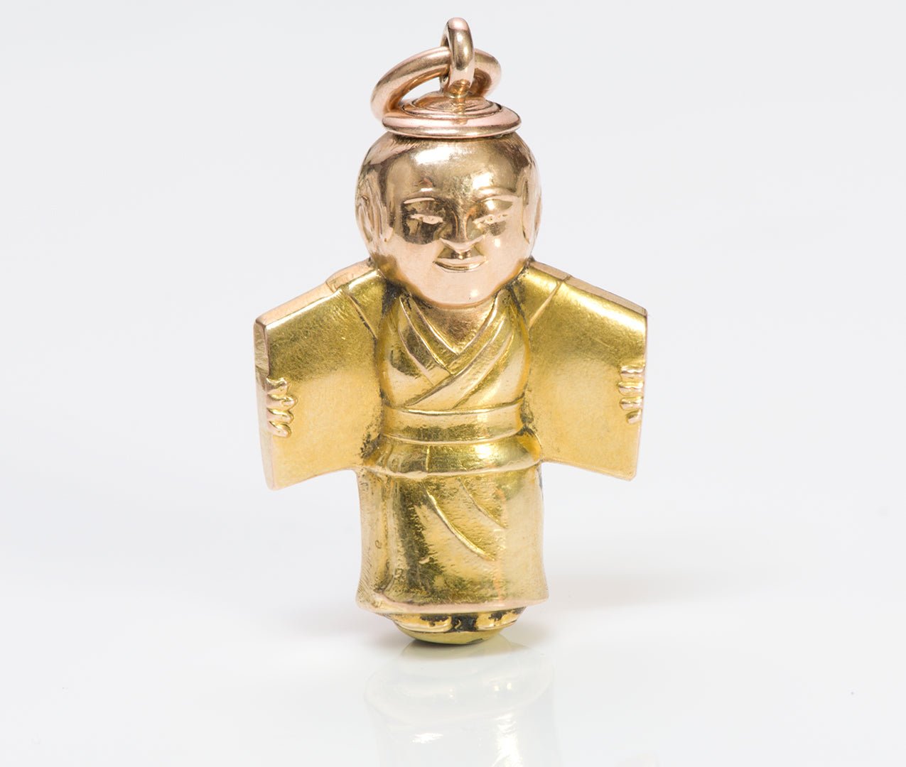 Antique Japonaise Gold Pencil Fob Pendant