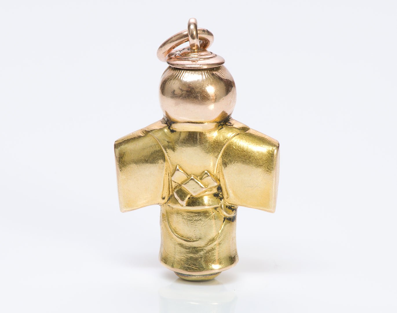 Antique Japonaise Gold Pencil Fob Pendant