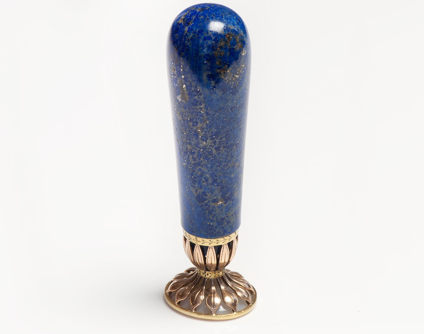 Antique Lapis Gold Crest Seal