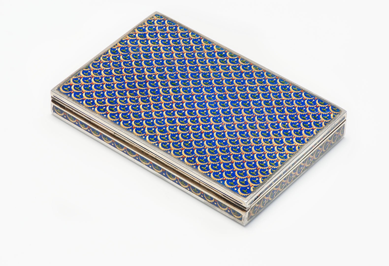Antique Rudolf Steiner Enamel Silver Case