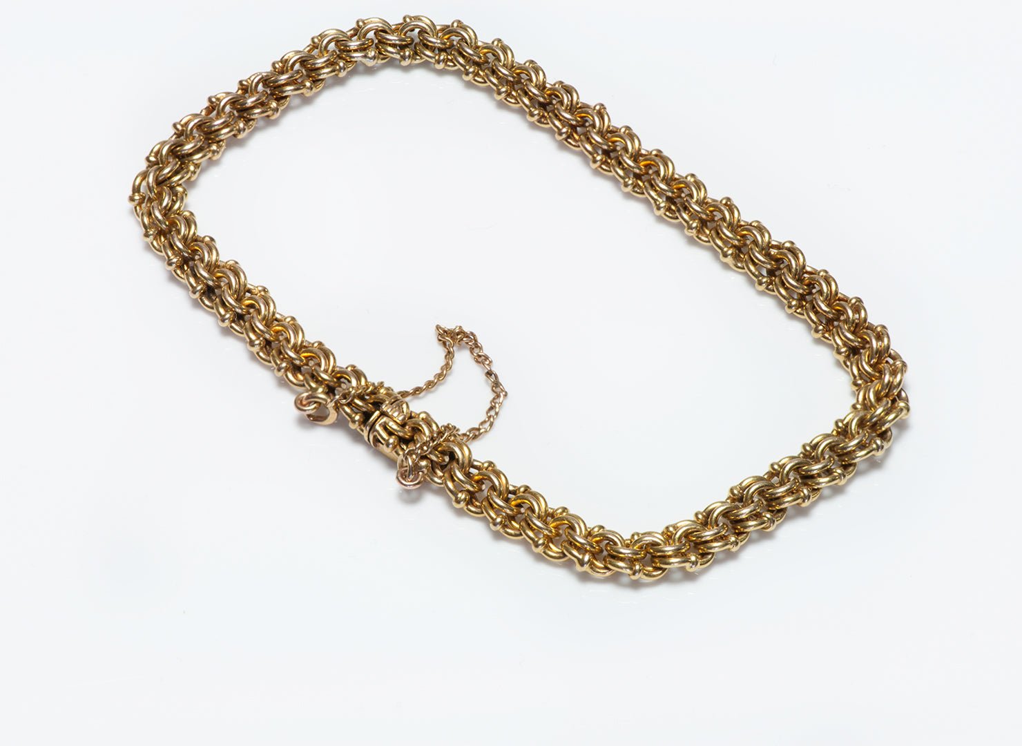 Antique Russian 14K Yellow Gold Bracelet