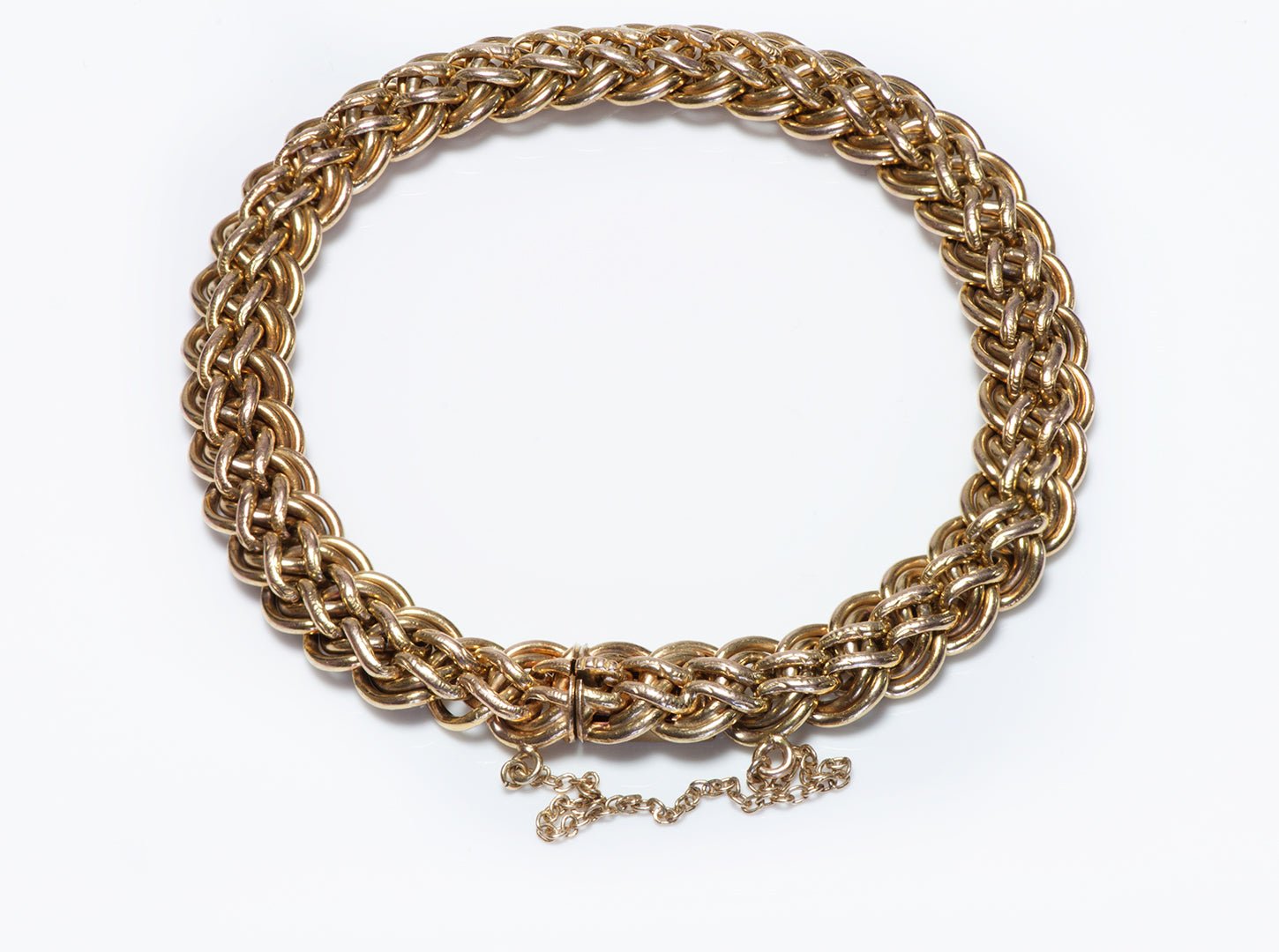 Antique Russian Gold Link Bracelet