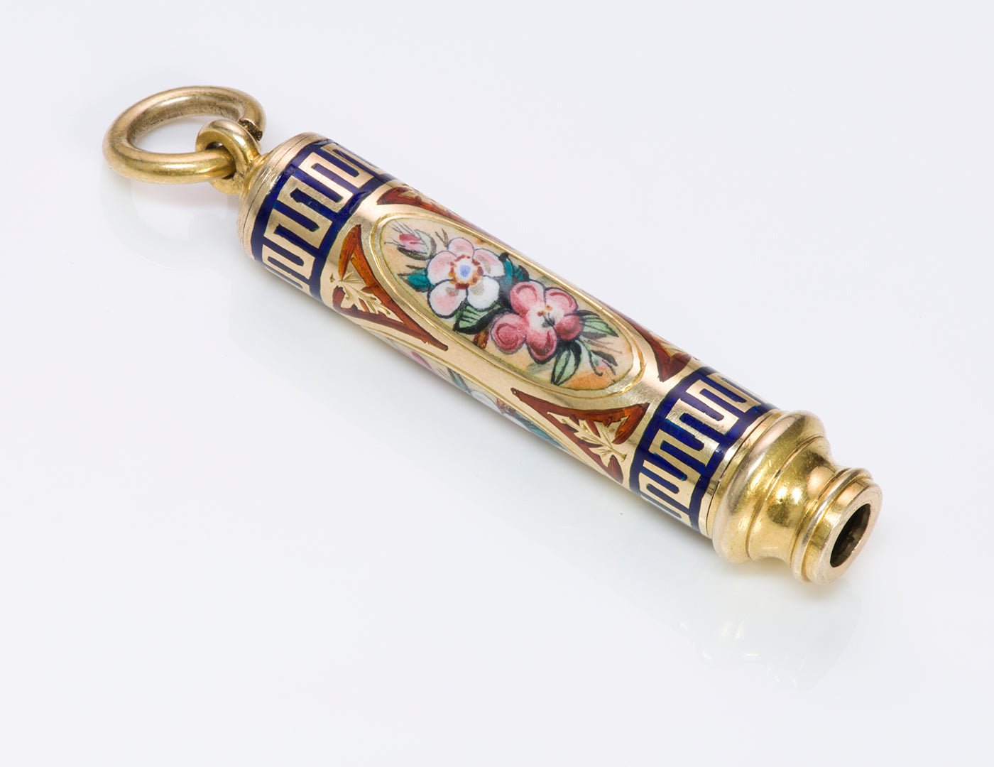 Antique Sampson Mordan & Co. Gold Enamel Pencil