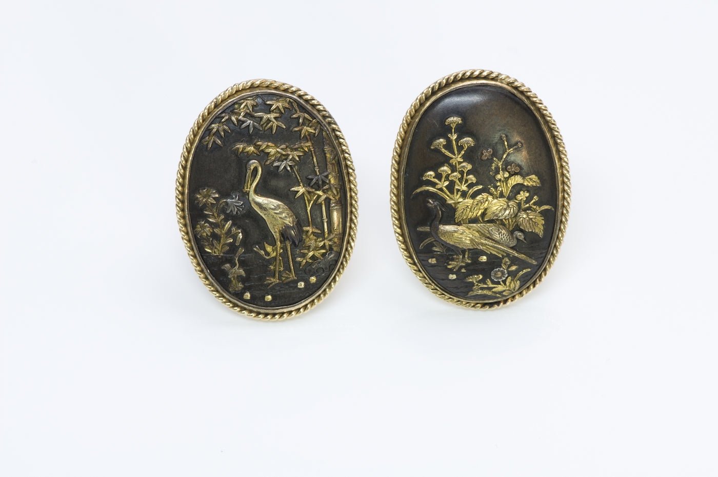 Antique Shakudo Cufflinks