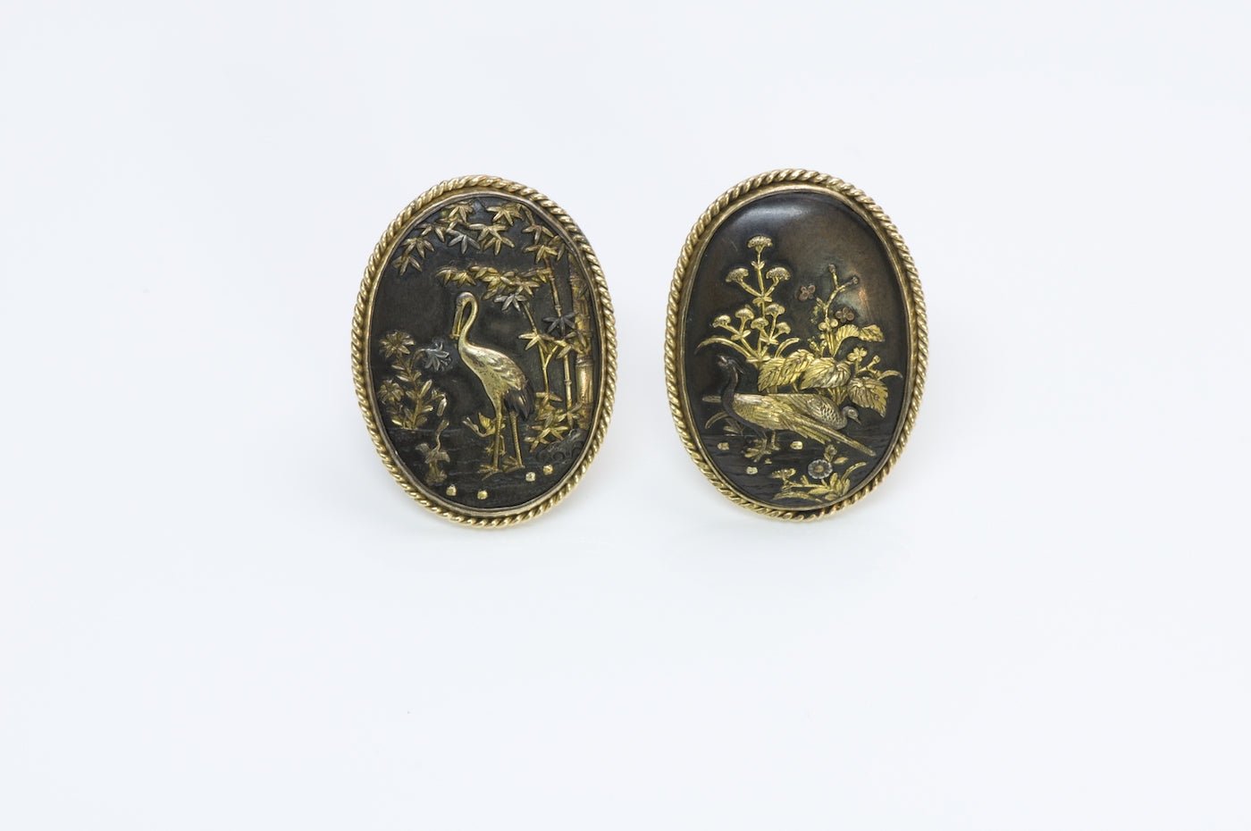 Antique Shakudo Cufflinks