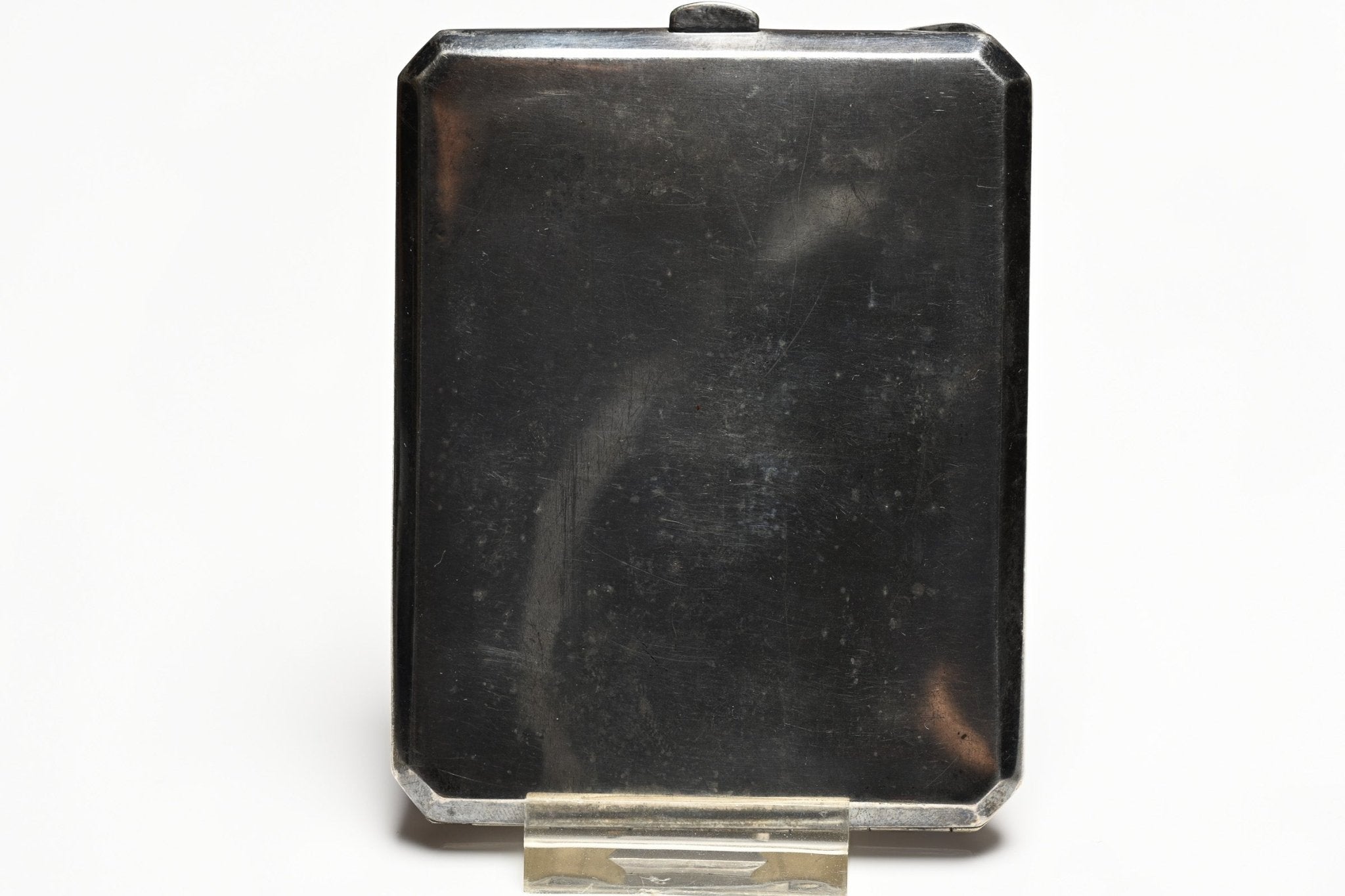 Antique Silver Erotica Enamel Case