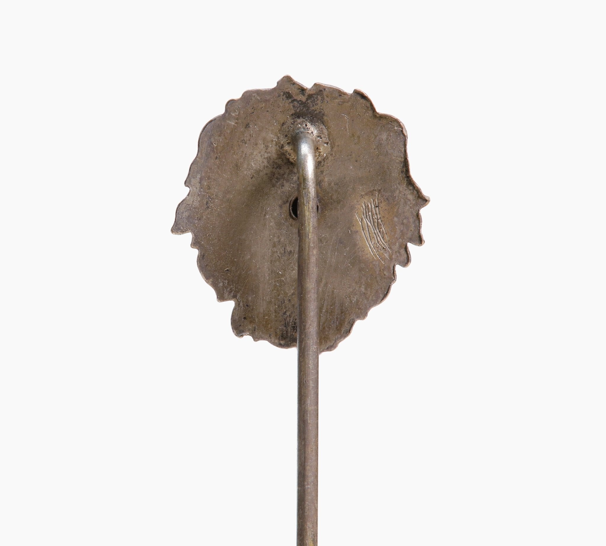 Antique Silver Lion Stick Pin