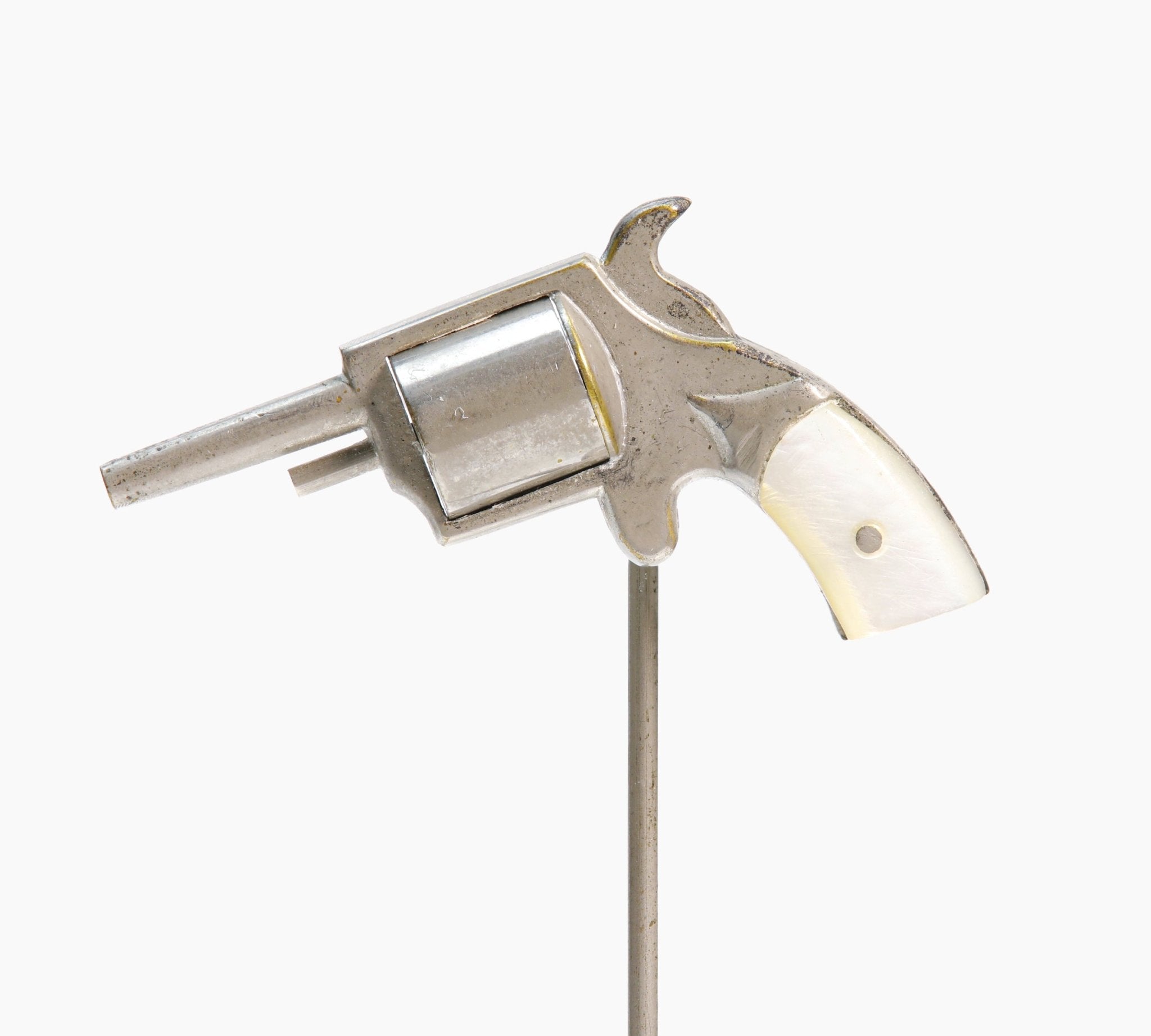Antique Silver Mother of Pearl Pistol