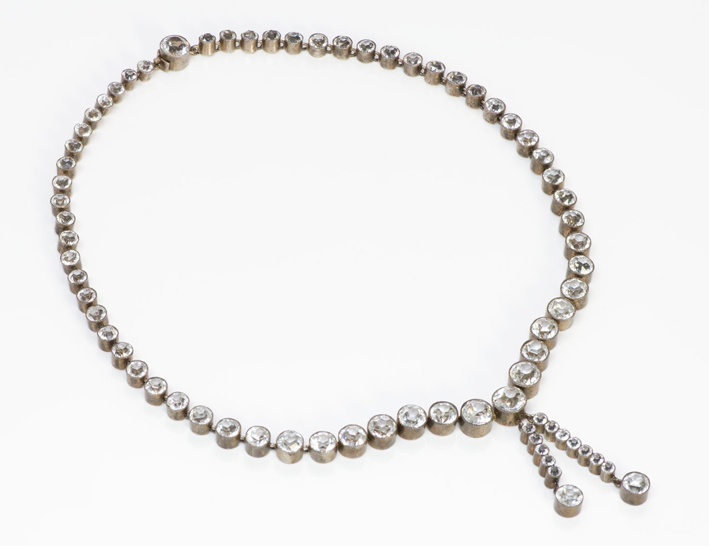 Antique Sterling Paste Necklace