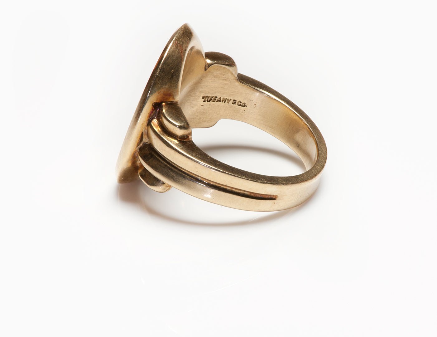 Antique Tiffany & Co. Gold Crest Men's Ring