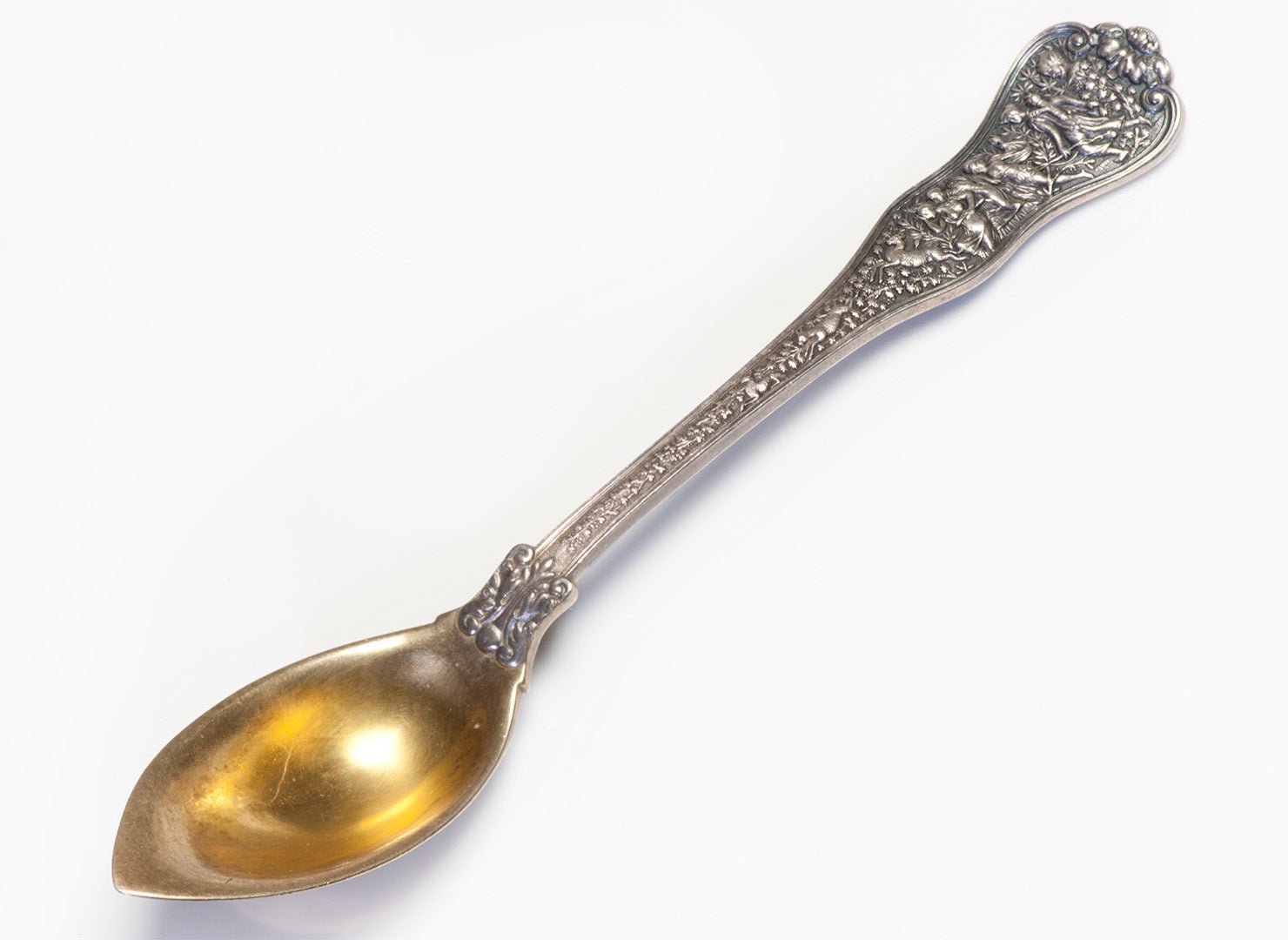 Antique Tiffany Silver Serving Spoon
